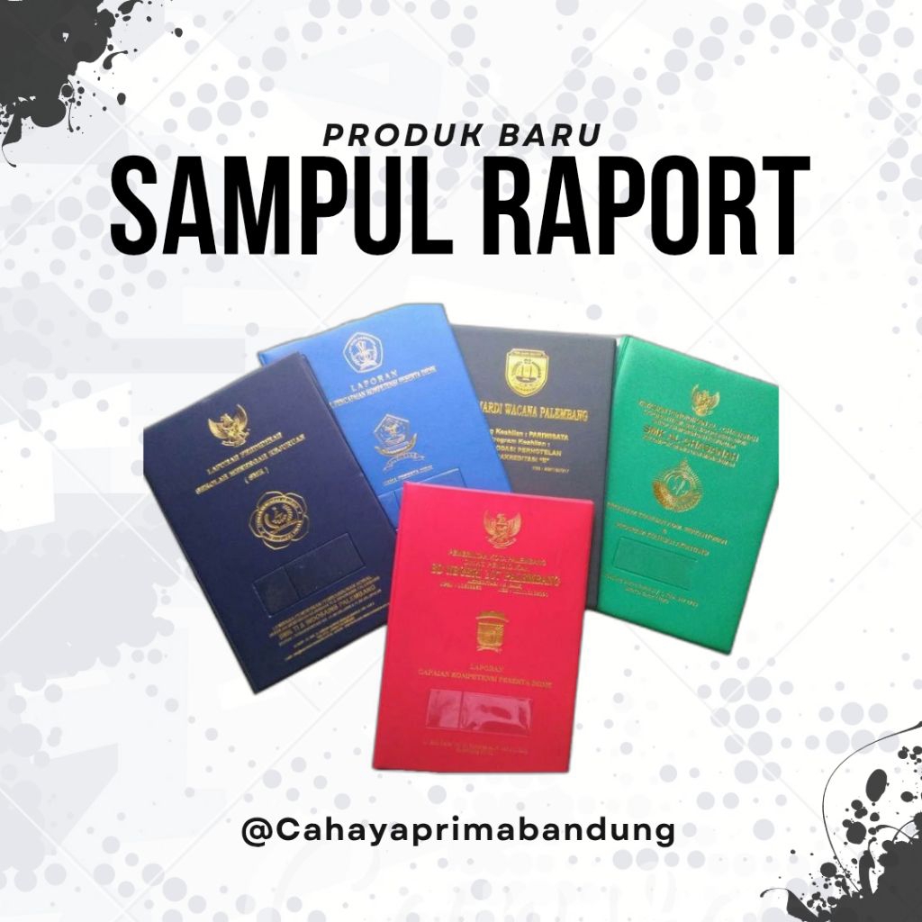 Sampul Raport Custom SD/SMP/SMA