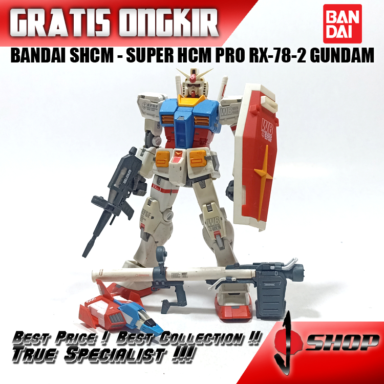 BANDAI SHCM - SUPER HCM PRO RX-78-2 GUNDAM + CORE FIGHTER FGR610