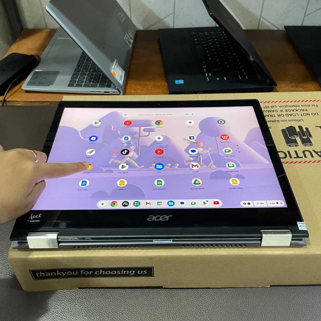 Acer Chromebook Spin 13 CP713, Core i7-8650U, Ram 16/128Gb, 13,5 inch, #Touchscreen, #Flip, #Backlig