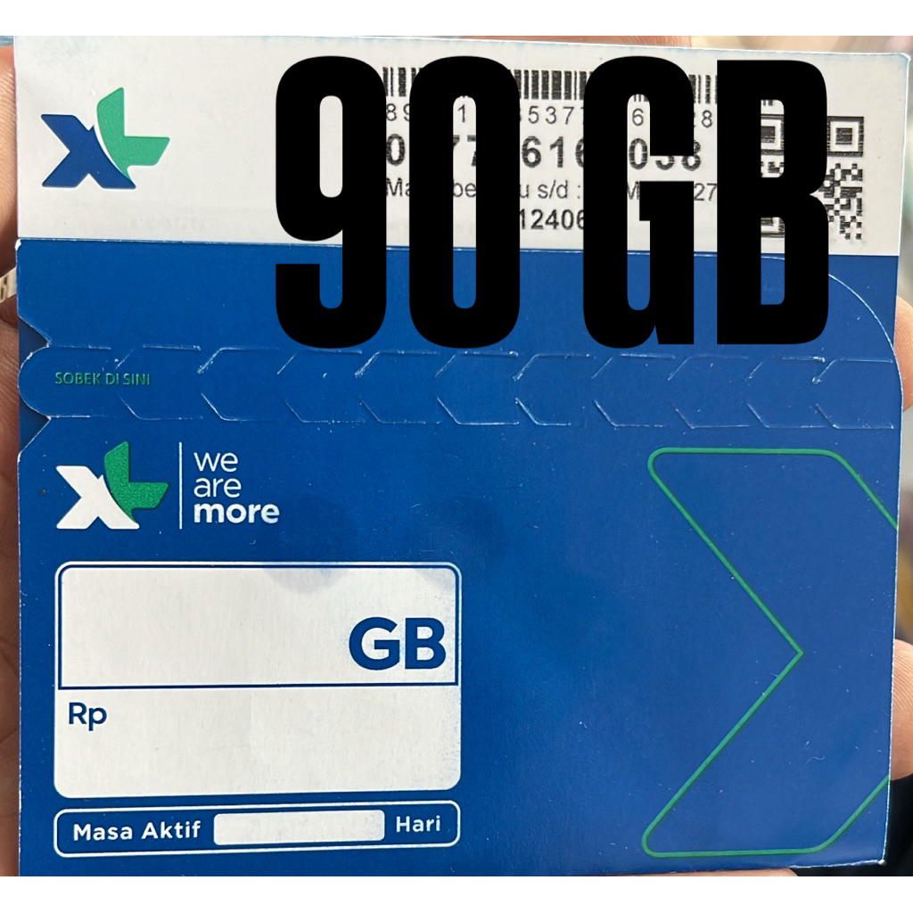 KARTU XL 90 GB NASIONAL