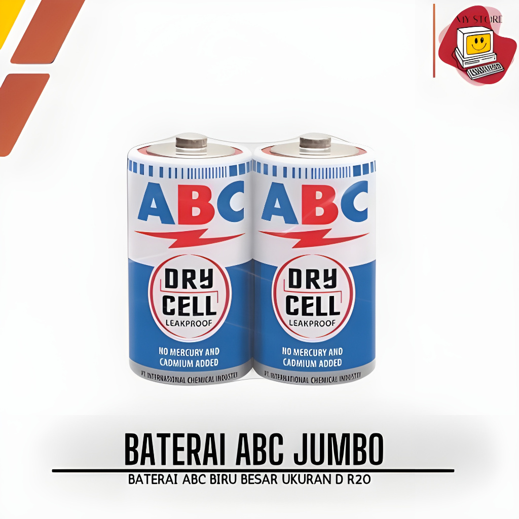 Baterai ABC biru besar ukuran D R20 d size battery abc jumbo