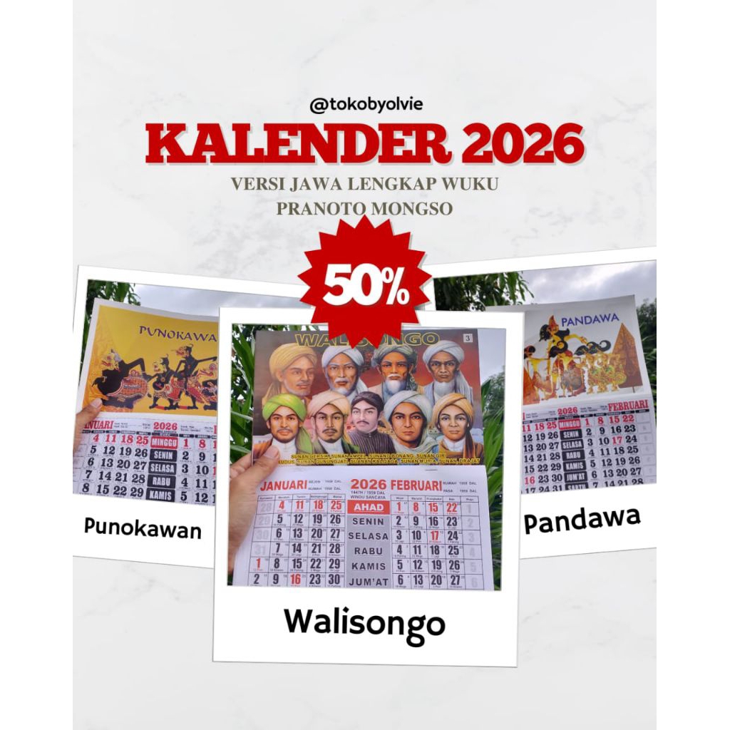 KALENDER 2026 JAWA WUKU LENGKAP PRANOTO MONGSO