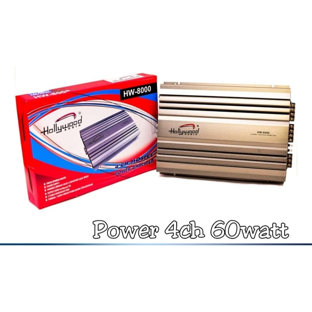 POWER HOLLYWOOD HW-8000 4CHANEL