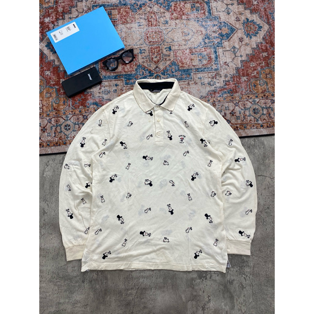 LONG POLO SHIRT BEANPOLE GOLF FULL PRINT EMBORDARY