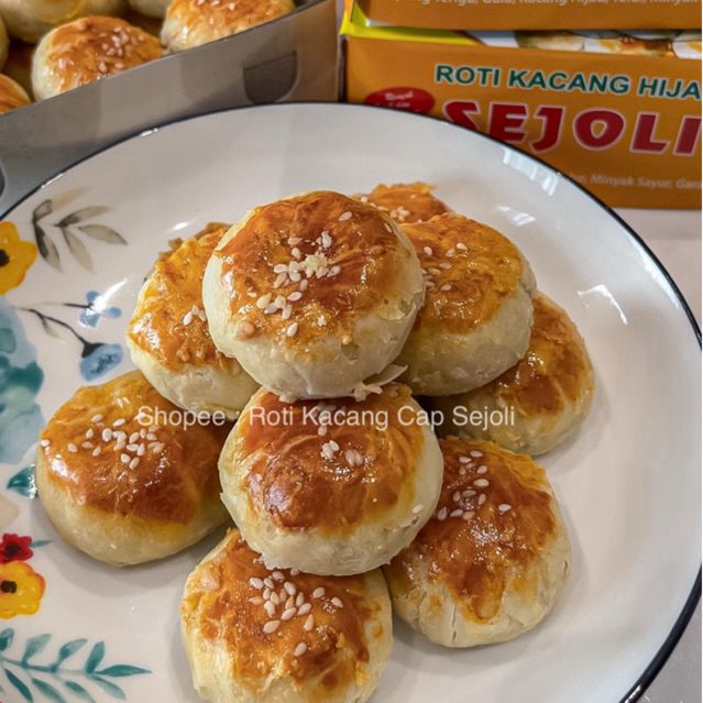 Roti / Kue / Pia Kacang Hijau ORIGINAL cap sejoli