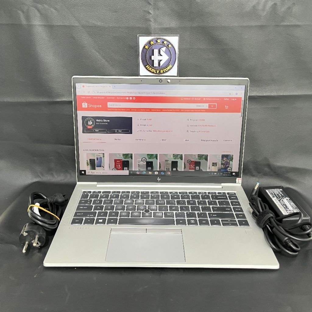 LAPTOP HP ELITEBOOK 840 G7 NOTEBOOK PC CORE i5 10310U 16GB SSD 256GB 14INCH SECOND BERGARANSI