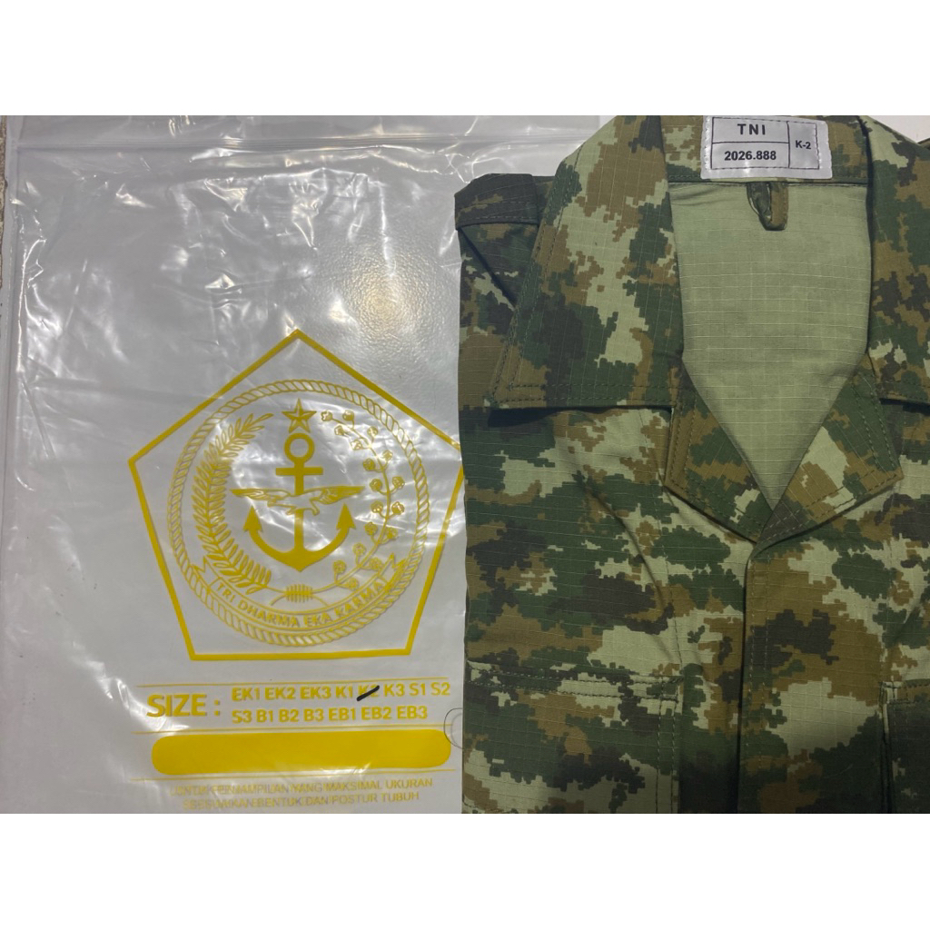 PDL TNI TERBARU SAGE GREEN / PDL SAGE GREEN / PDL TRI MATRA SAGE / PDL TERBARU