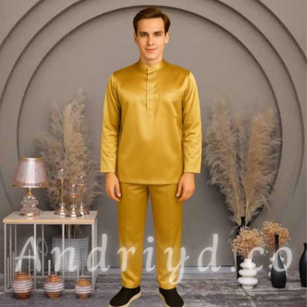 Setelan Baju Melayu Pria | Baju Melayu Pria Kekinian | Set Baju Melayu | Baju Pernikahan Pria