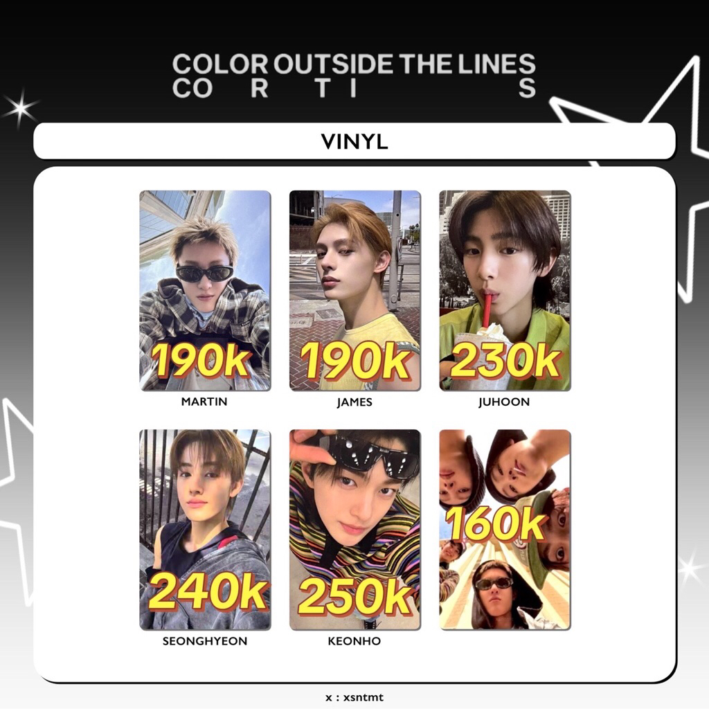 WTS ALBUM CORTIS OFFICIAL