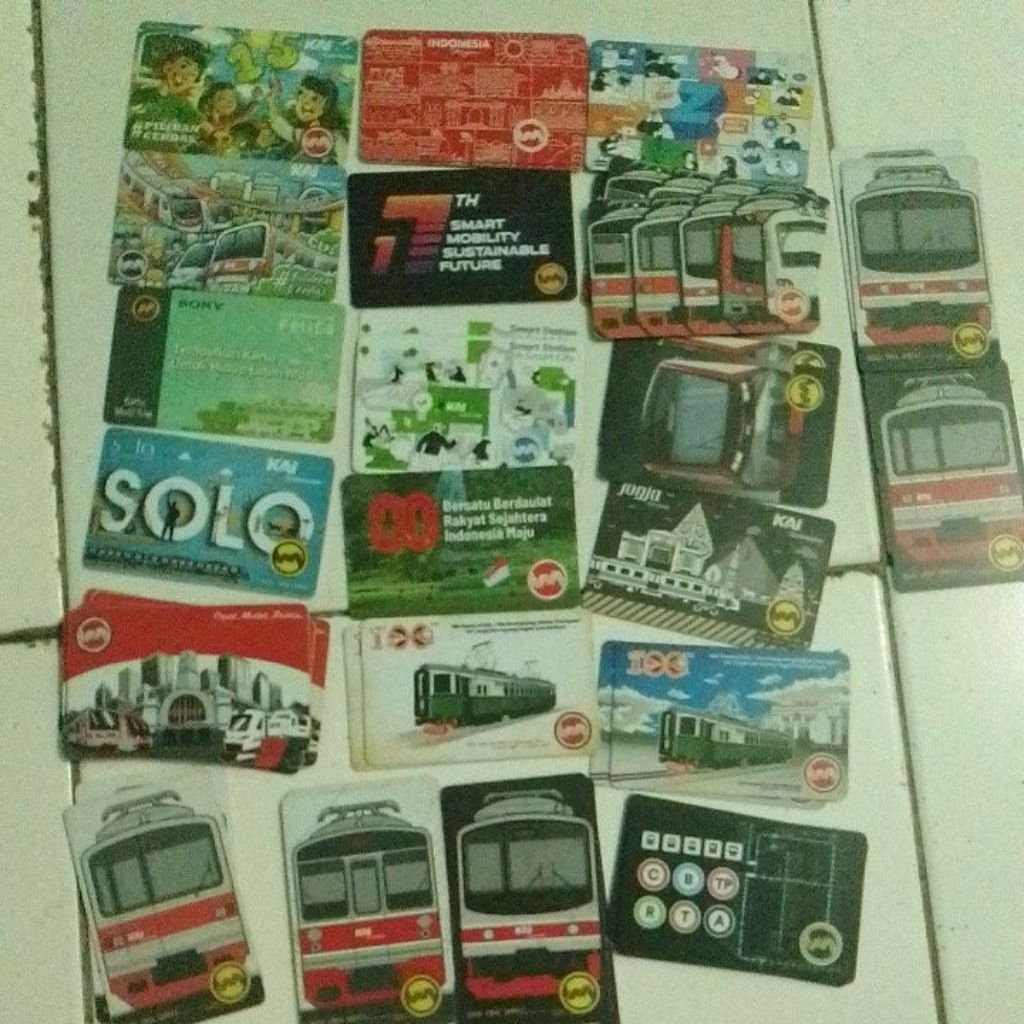 Kartu multi trip KRL ORIGINAL limited edition / KMT preloved