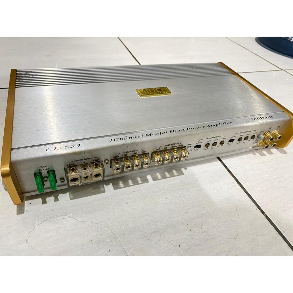 amplifier power mobil 4 chanel seri bagus kondisi normal