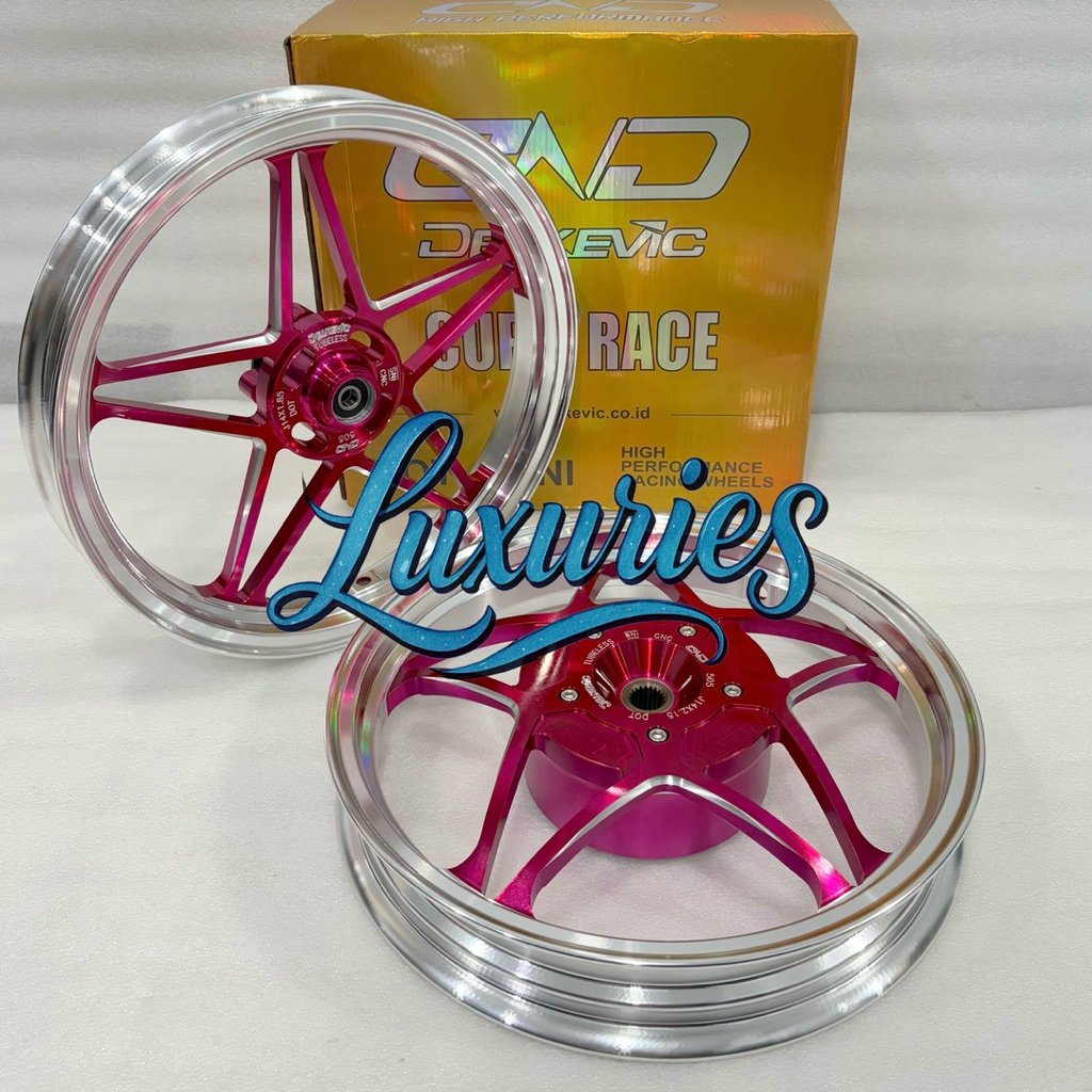 VELG DELKEVIC X1 TWO TONE VARIO 125/150 BEAT SCOOPY GENIO 185&215 RING 14 DND X1 2TONE