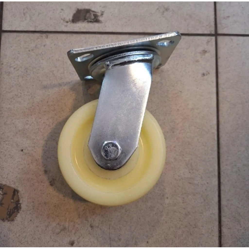 Roda Troli Nilon Heavy Duty 5 inch Hidup/Putar