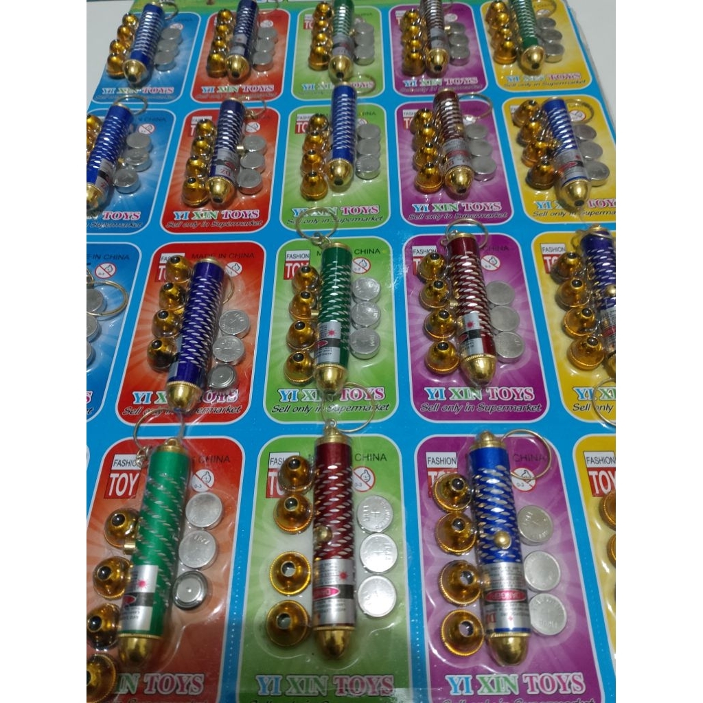 (COD)mainan anak laser pointer free baterai lampu senter jarak jauh