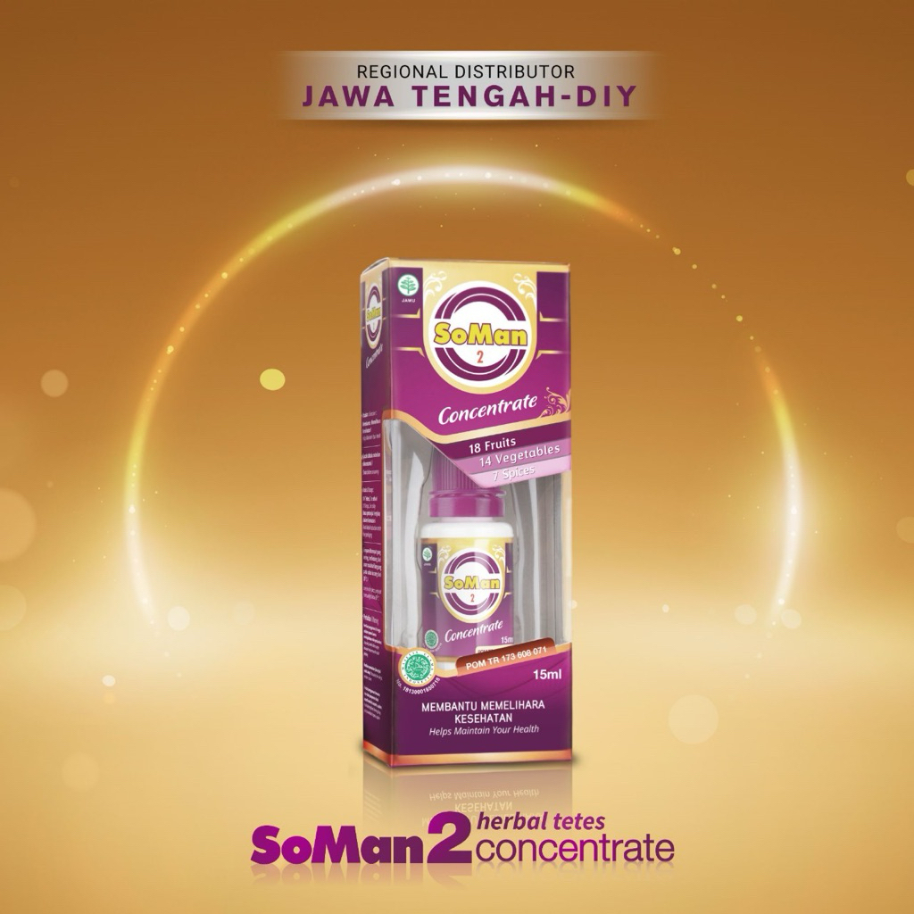 Soman 2 Concentrate - Herbal Tetes dengan 39 Bahan Alami - 100% ORIGINAL