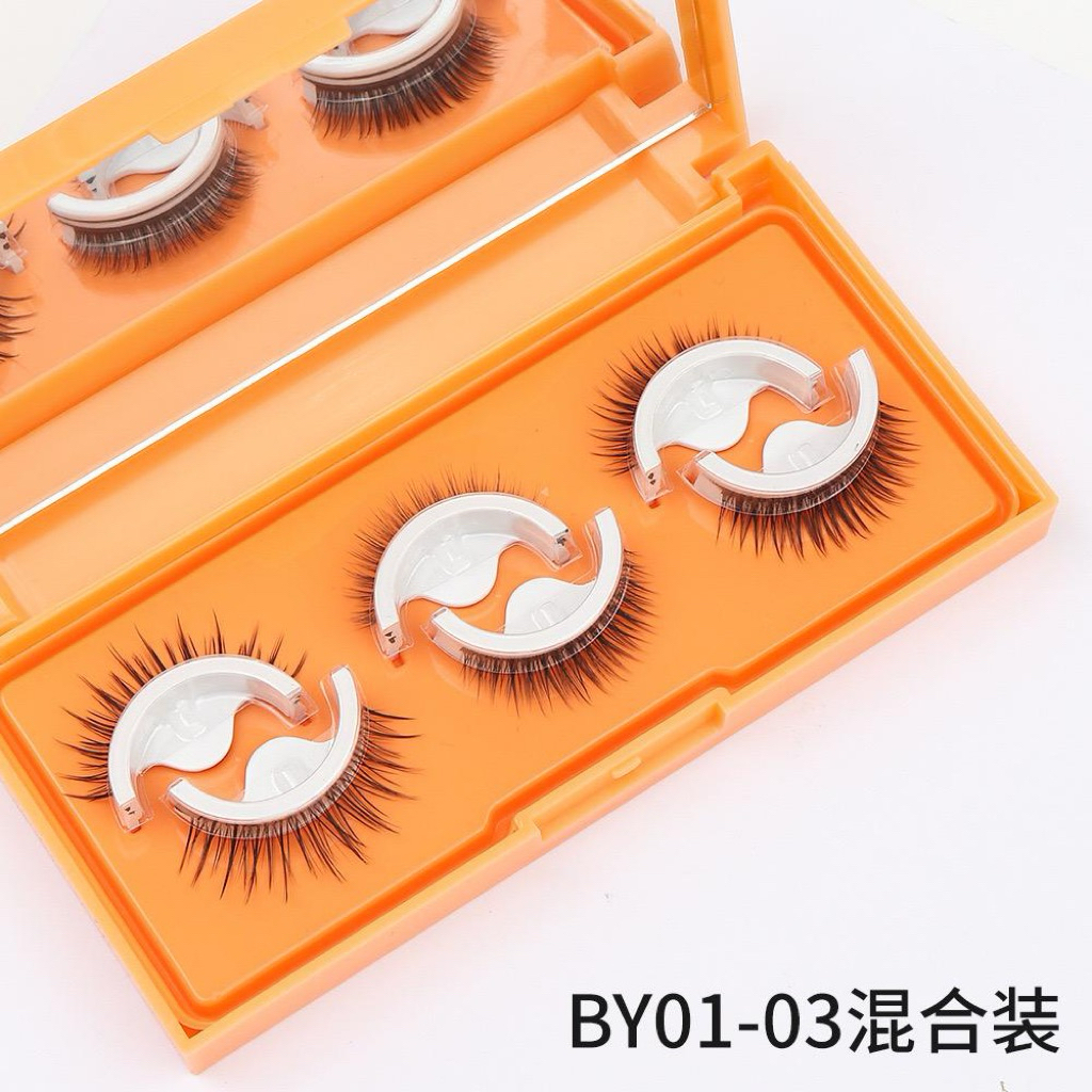 Bulu mata tanpa lem langsung tempel naga elips premium single eyelash extension ekstensi tanam lash 