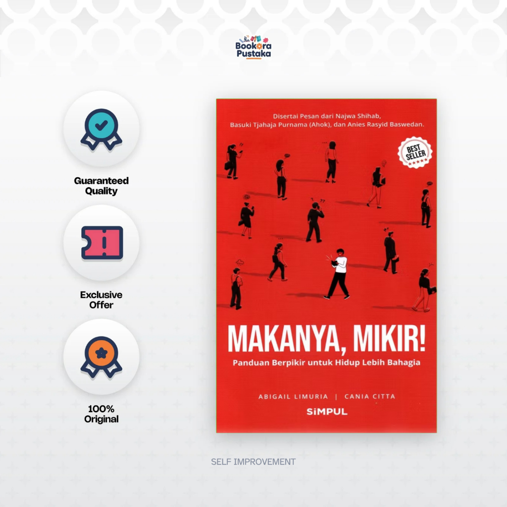Bookora Pustaka - Buku Makanya, Mikir Kerangka Berpikir (Abigail Limuria & Cania Citta) Original