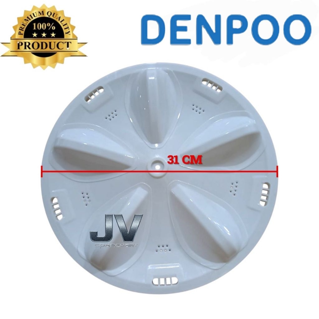 Pulsator Mesin Cuci Denpoo DWF-093B Gigi 11 Diameter 31Cm