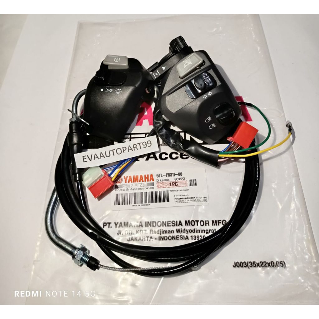 SAKLAR SET + KABEL GAS MIO SPORTY MIO SOUL KARBU MIO SMILE