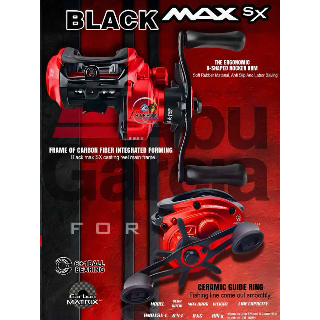 Reel BC Abu Garcia Black Max SX | BMAXSX-L 6.4:1