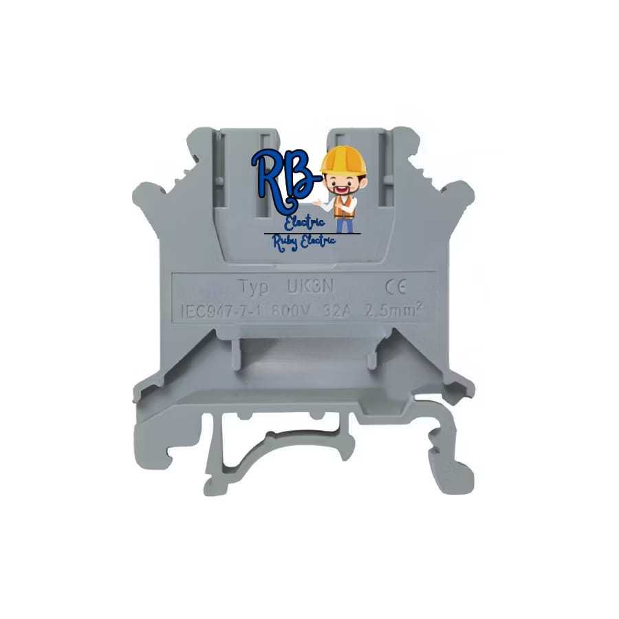 Terminal Block UK3N 2,5mm Untuk Kabel 2.5mm
