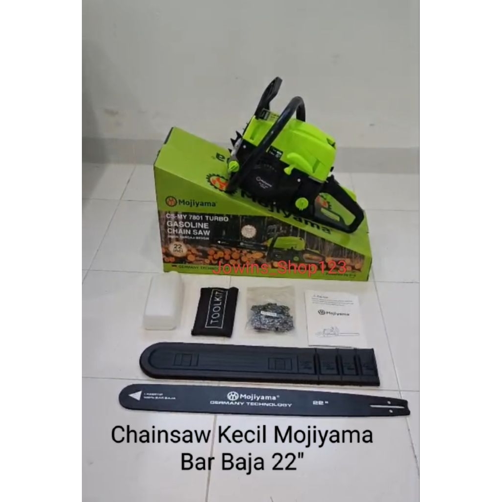 Chainsaw Kecil Mojiyama Bar Baja 22" Senso Mantap
