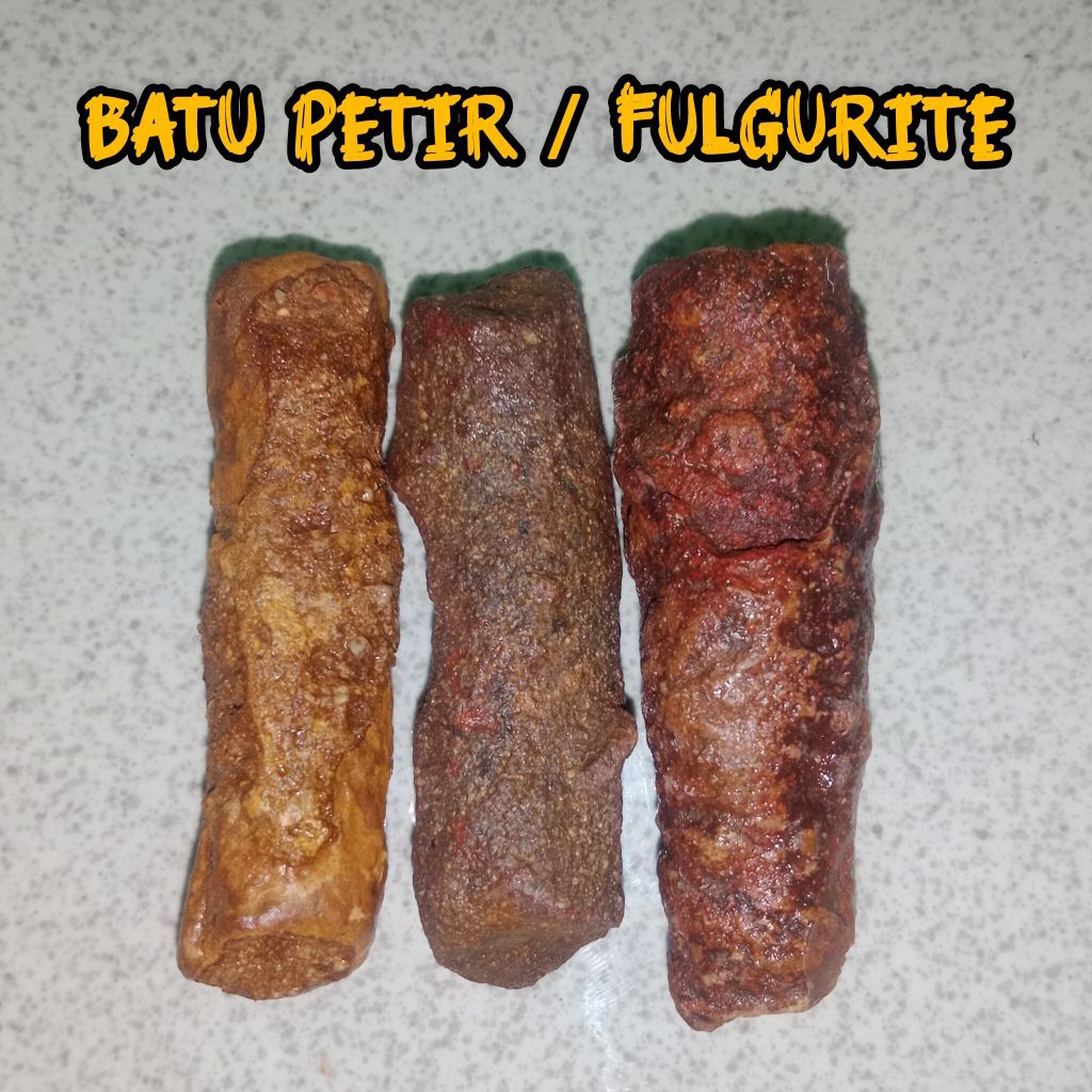 FULGURITE STONE_BATU AKIK PETIR FULGURITE