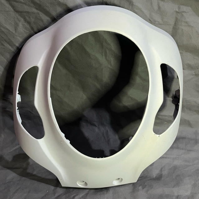 cover body tameng lampu depan honda scoopy k2f 2020-2023 putih