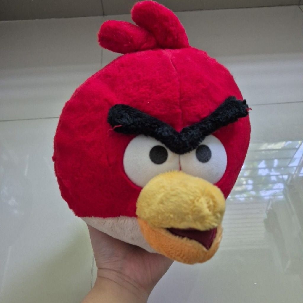 angry birds boneka original merah