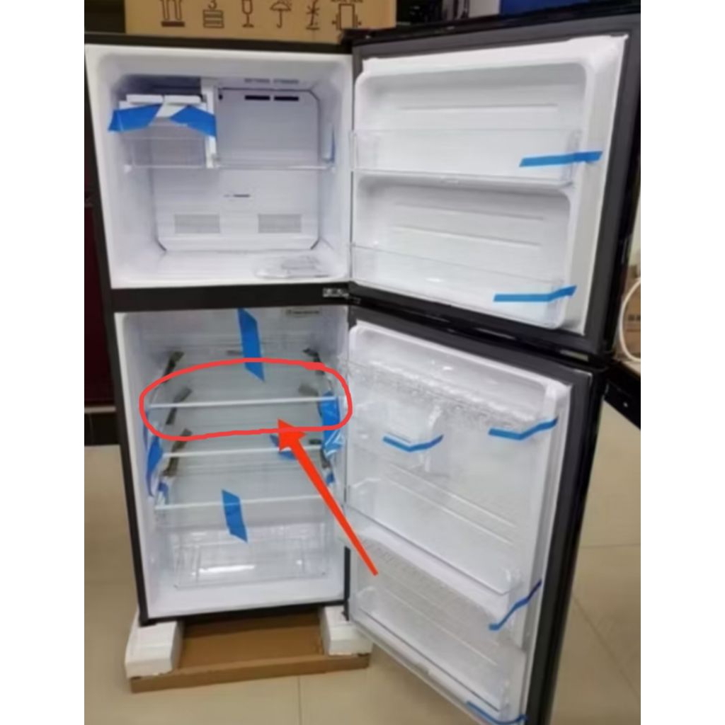 rak kaca tengah kulkas Sharp 2 pintu sj-236, sj-246