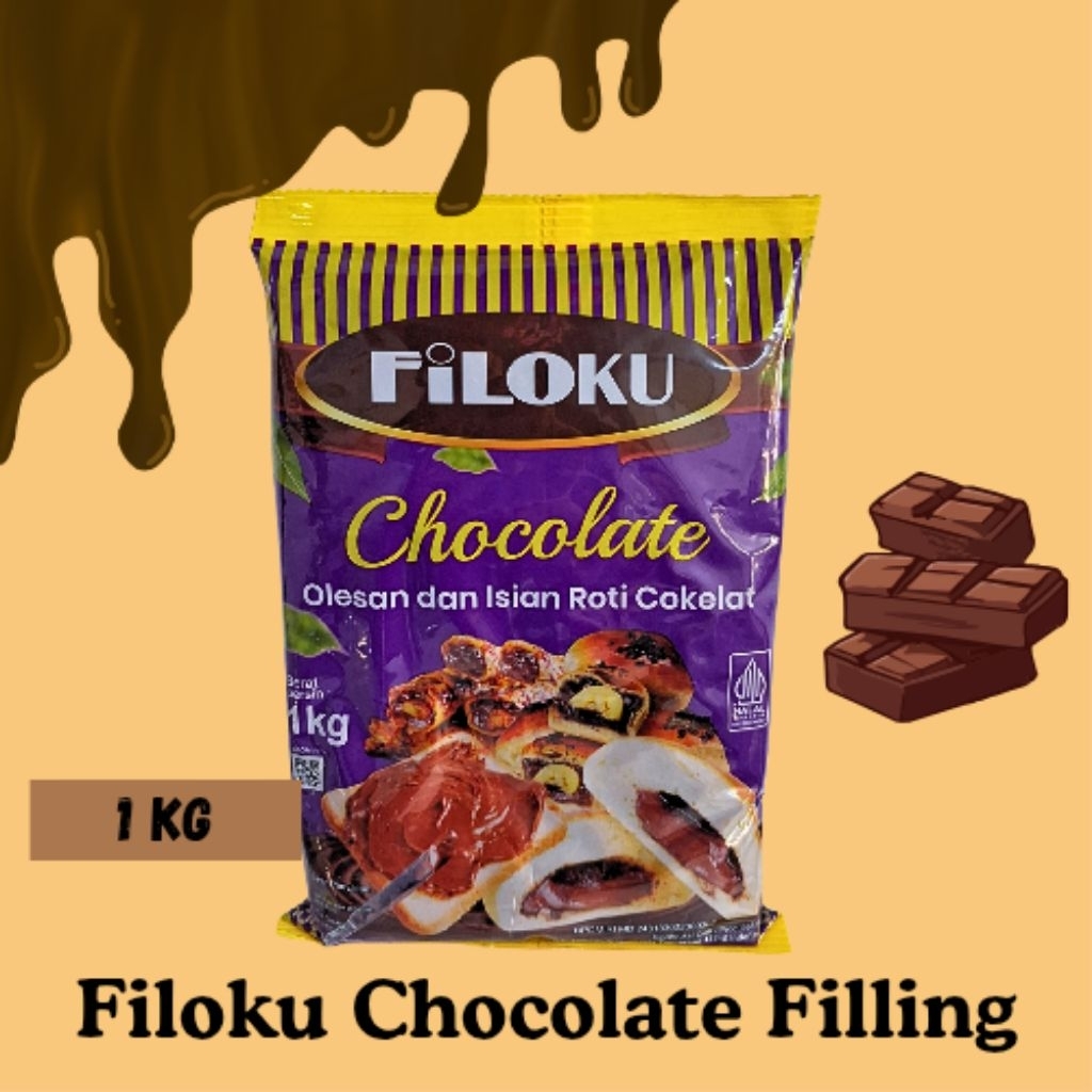 Filoku Coklat Filling 1 kg / coklat filling Filoku 1kg