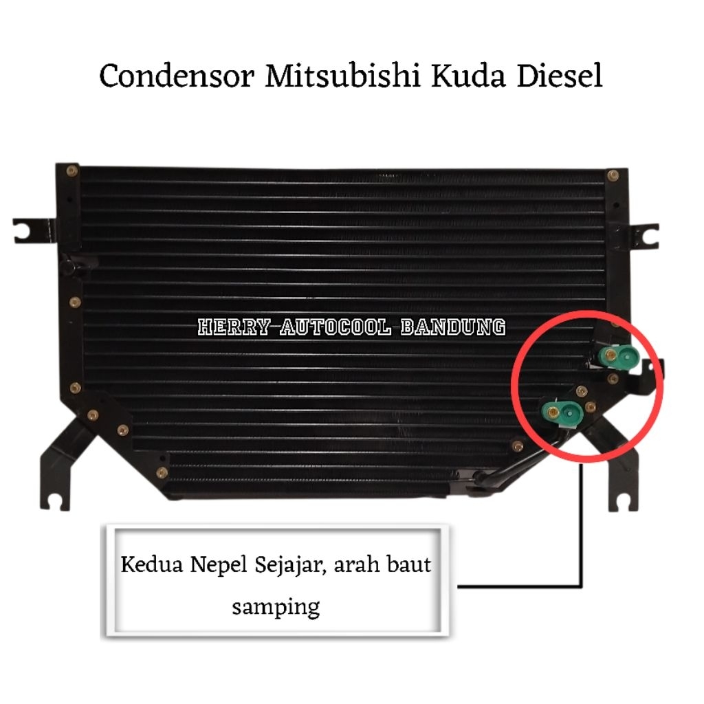 Condensor - Kondensor Ac Mobil Mitsubishi Kuda Diesel