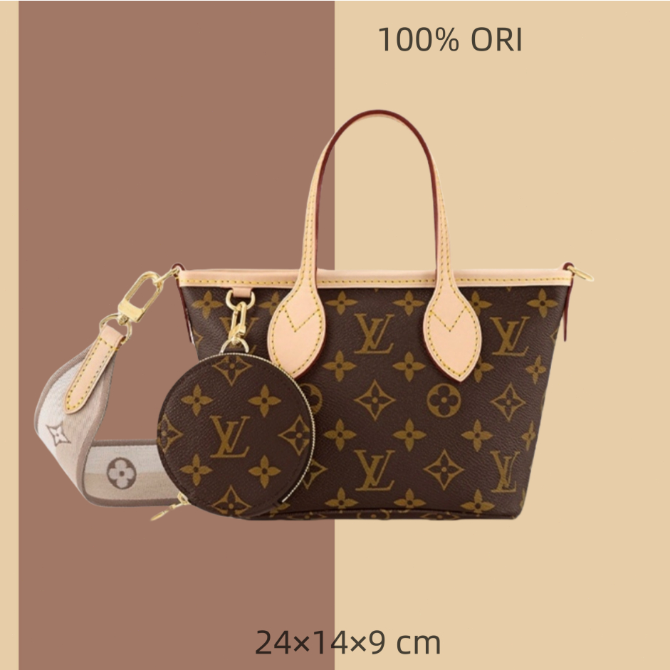 Neverfull BB Mini Shoulder Handbag Shopping Bag Tas Selempang & Bahu Wanita  Tas keranjang sayur kel