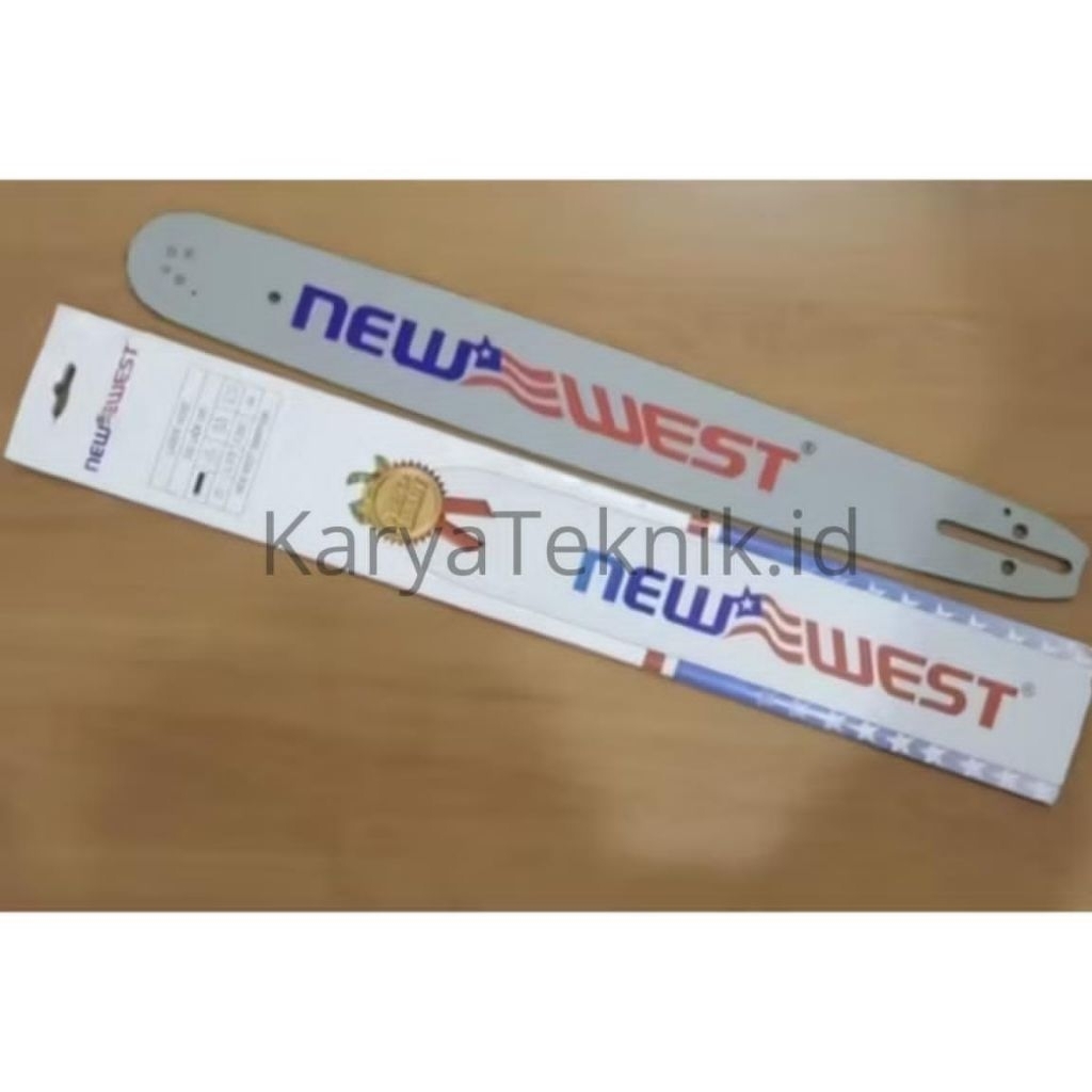 Bar Chainsaw New West 20inch/34T gigi (Gear Rantai 3/8") Guide Bar Senso New West 20"