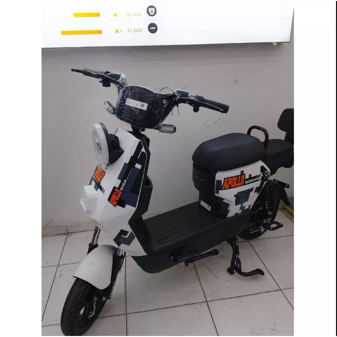 Sarung Jok Sepeda Listrik GODA APOLLO 118 Model KOTAK/ Cover Jok GODA 118 APOLLO Sepasang (Depan+Bel