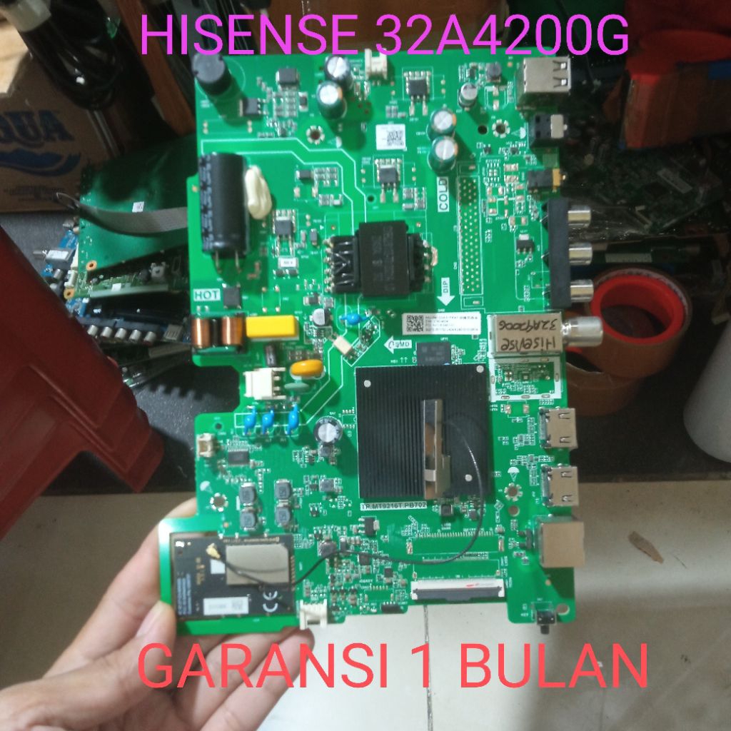 HISENSE 32A4200G MB MAINBOARD TV LED / MOBO / MODUL / MESIN TV HISENSE 32A4200 G