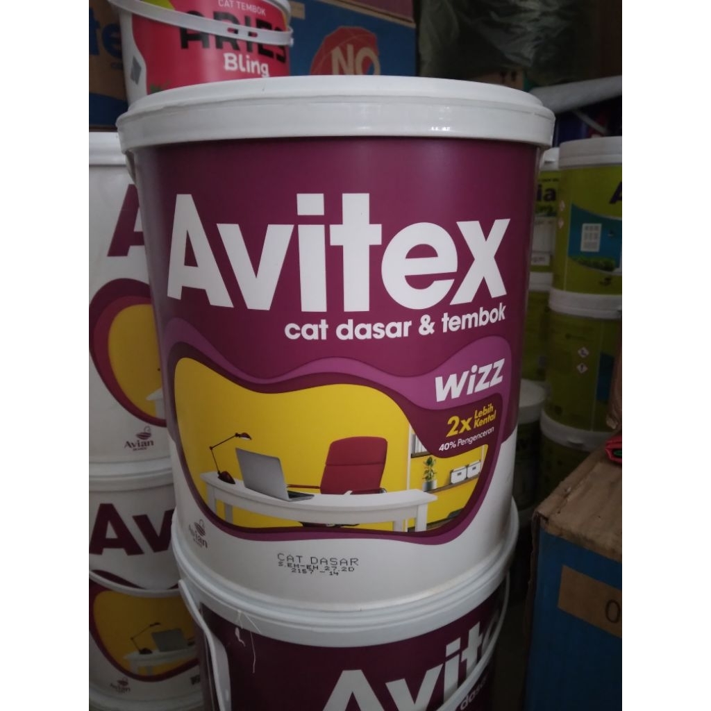 cat dasar tembok Avitex wizz 5 kg
