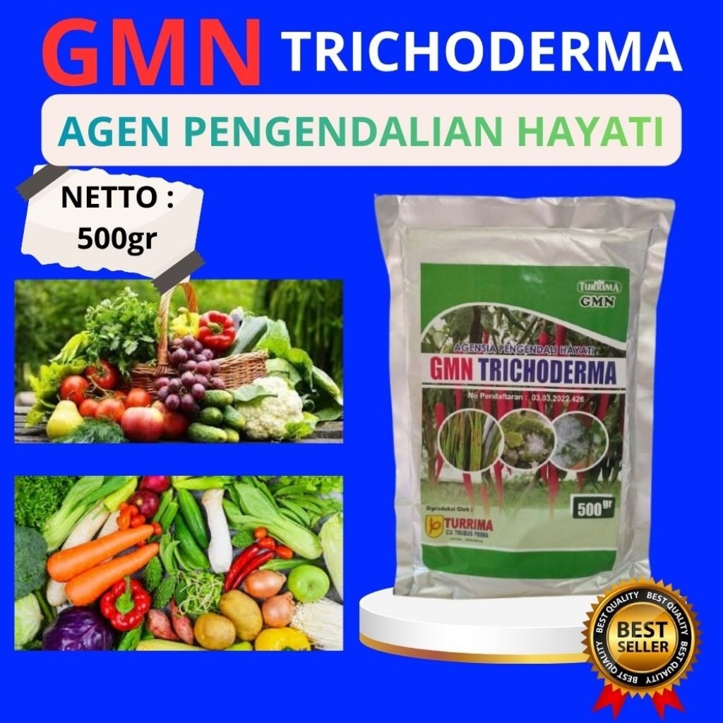 TERLARIS !! Trichoderma Anfush Untuk Cabe, Trichoderma Bubuk, Trichoderma Bahan Aktif Isi 500gram