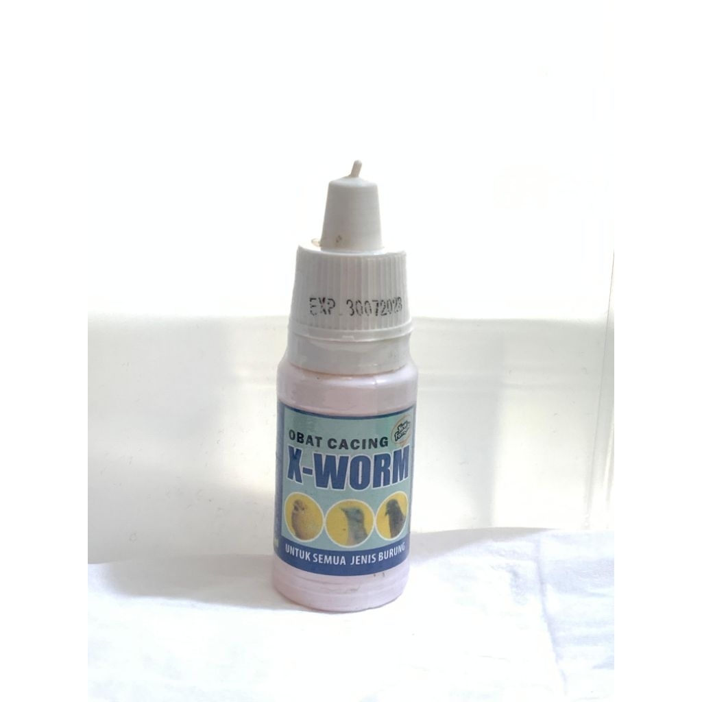 X WORM OBAT CACING BURUNG ANTI CACING OBAT PENCERNAAN BURUNG