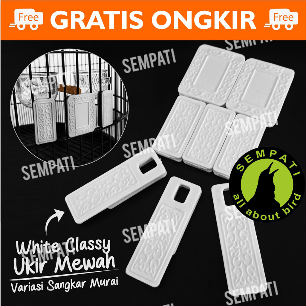 SEMPATI Variasi Sangkar Murai Akrilik Fiber Aksesories Variasi Kandang Burung Murai Batu Bahan Plast