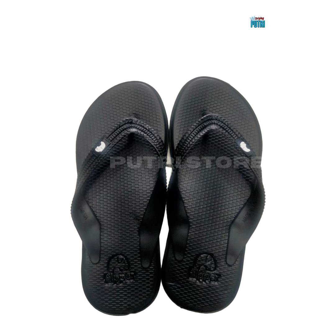 Fipper Sandal Pria/Wanita – Warna Hitam, navy dan putih