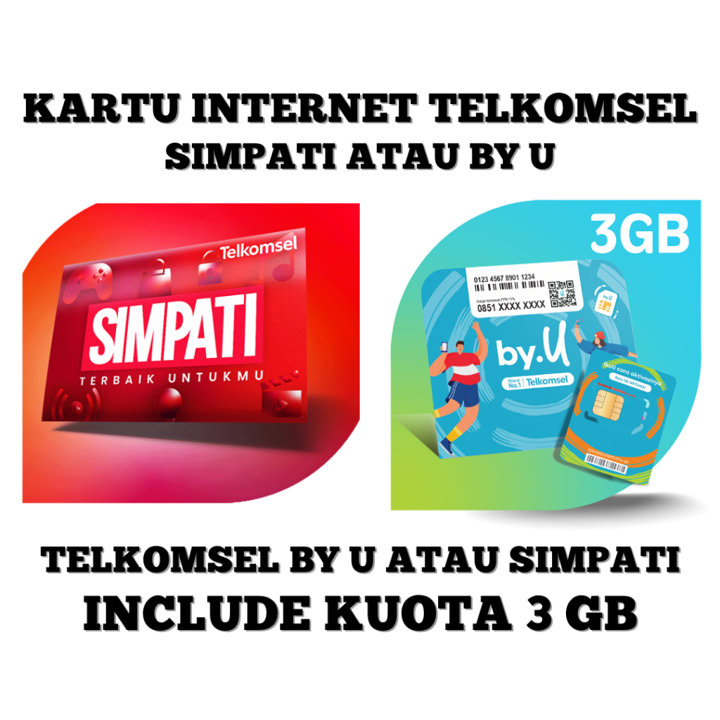 Paket Data simPATI Dan Telkomsel 3GB Syarat Registrasi - Kartu Perdana Internet Telkomsel 4G 5G - C3
