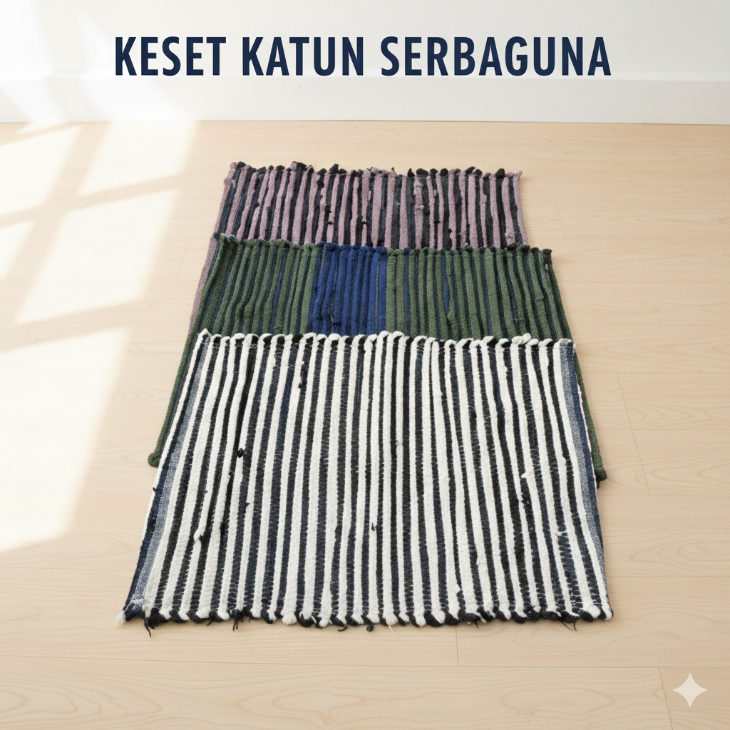 KESET BANDUNG BAHAN KATUN MOTIF ABSTRAK