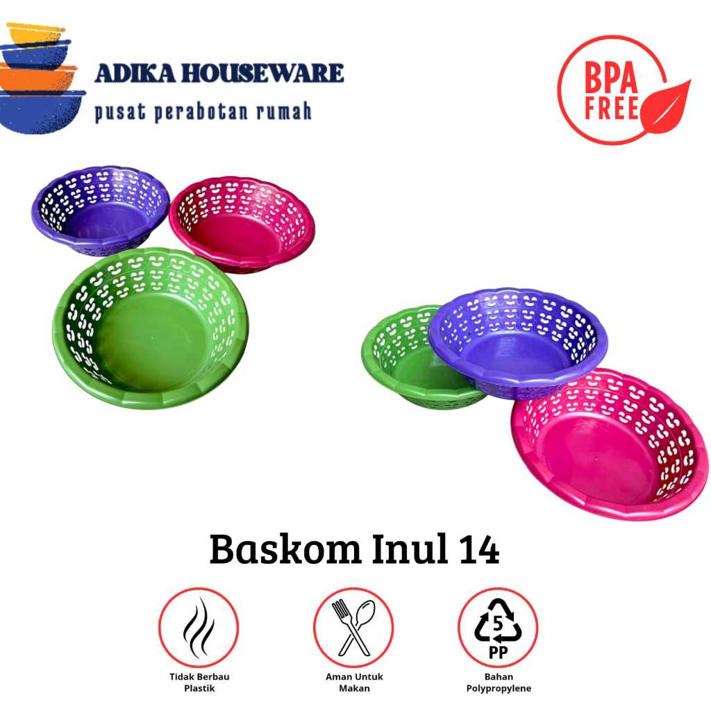 BASKOM INUL 14 - BASKOM NASI HAJATAN - EMBER NASI BERKATAN PLASTIK