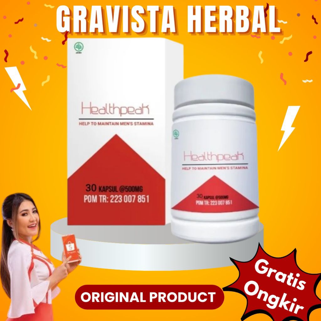 Healthpeak Original Obat Stamina Untuk Pria Dewasa Aman BPOM RI