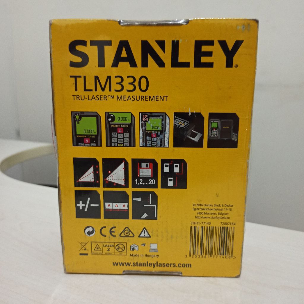 Meteran 10m Laser Measurement Original Stanley TLM330