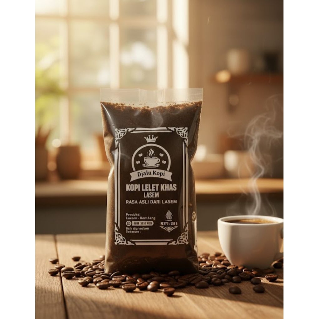 DJALU KOPI 125 GRAM KOPI LELET KHAS LASEM