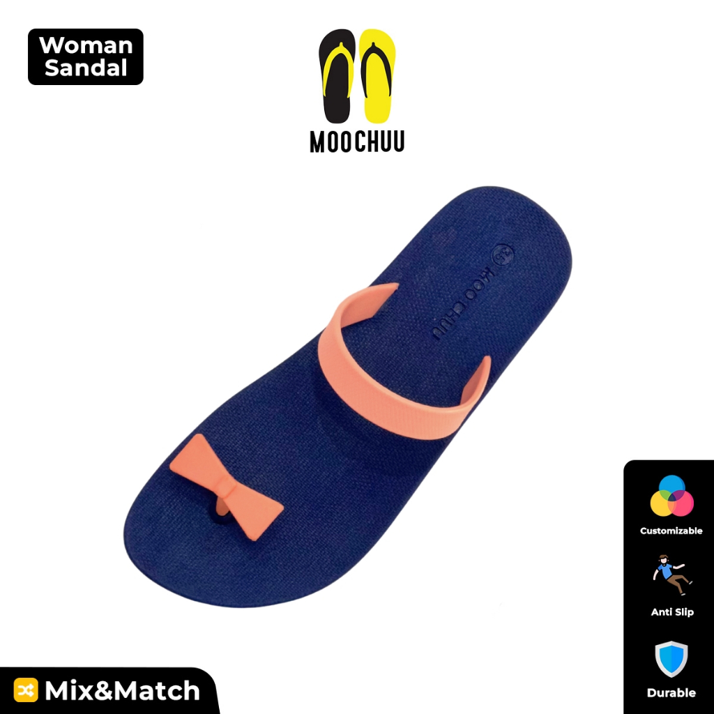 Moo Chuu Sandal Custom MC13 – Pilih Warna Tapak & Tali Sendiri