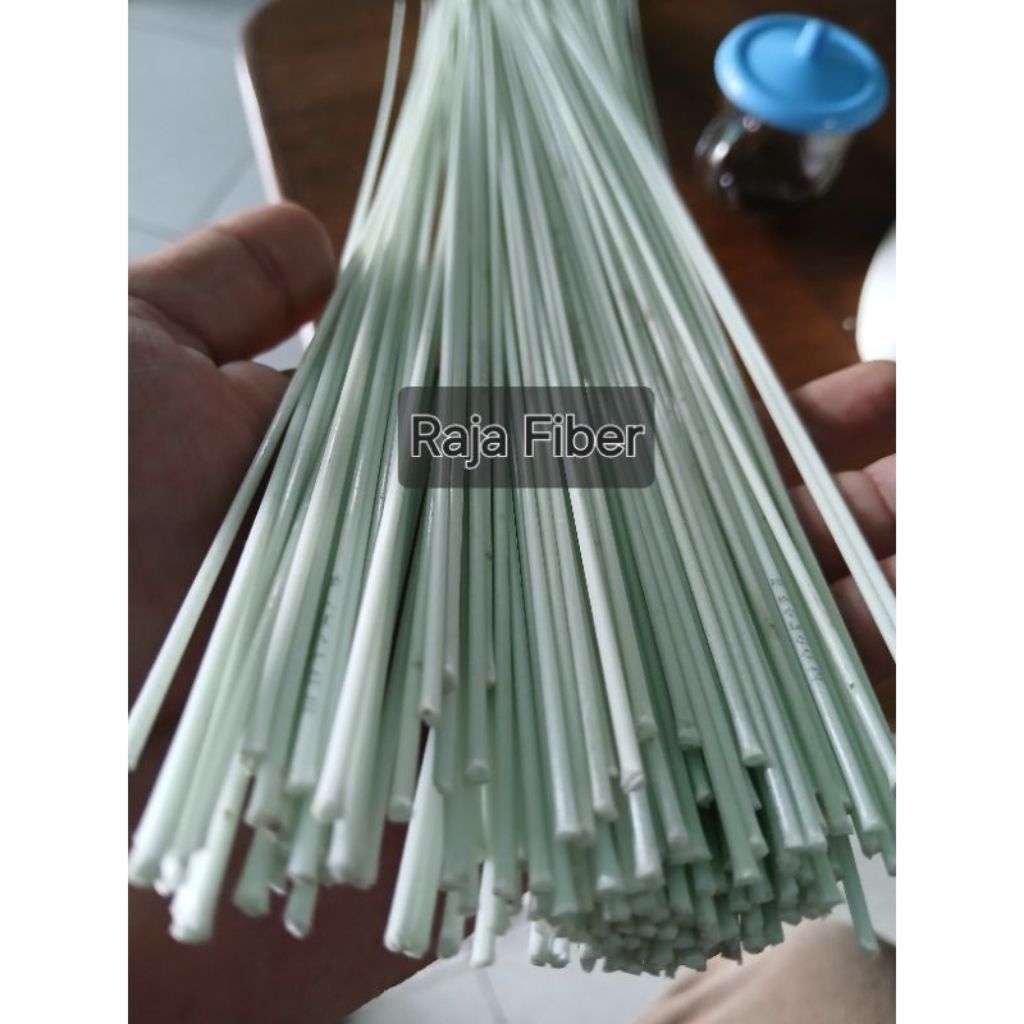 Jeruji Fiber Putih Susu Panjang 1Mtr Jual Perbatang