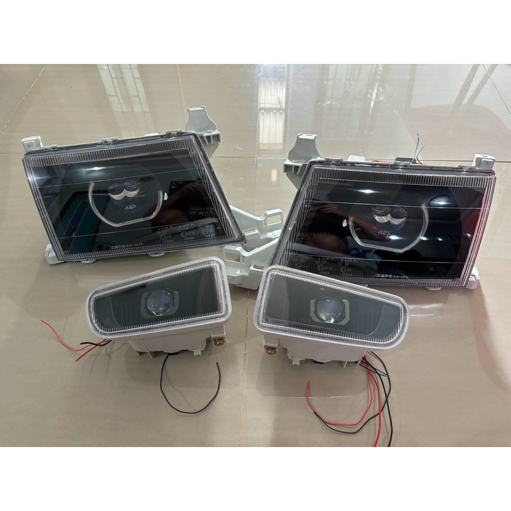 Headlamp+Foglamp Biled AES UX2 Kijang Kapsul 2000-2002
